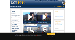 Desktop Screenshot of ece2016.org